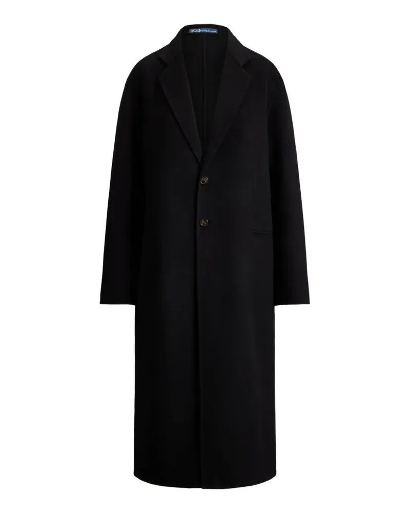 Ralph Lauren Einreihiger Mantel - Schwarz Schwarz