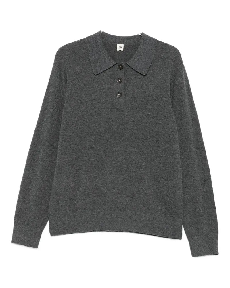 The Garment Como Poloshirt mit Knöpfen - Grau Grau