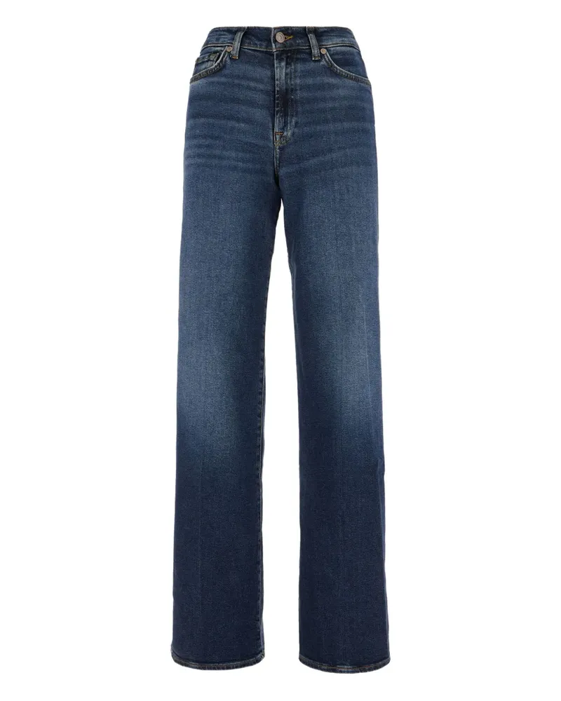 7 for all mankind Jeans mit hohem Bund - Blau Blau
