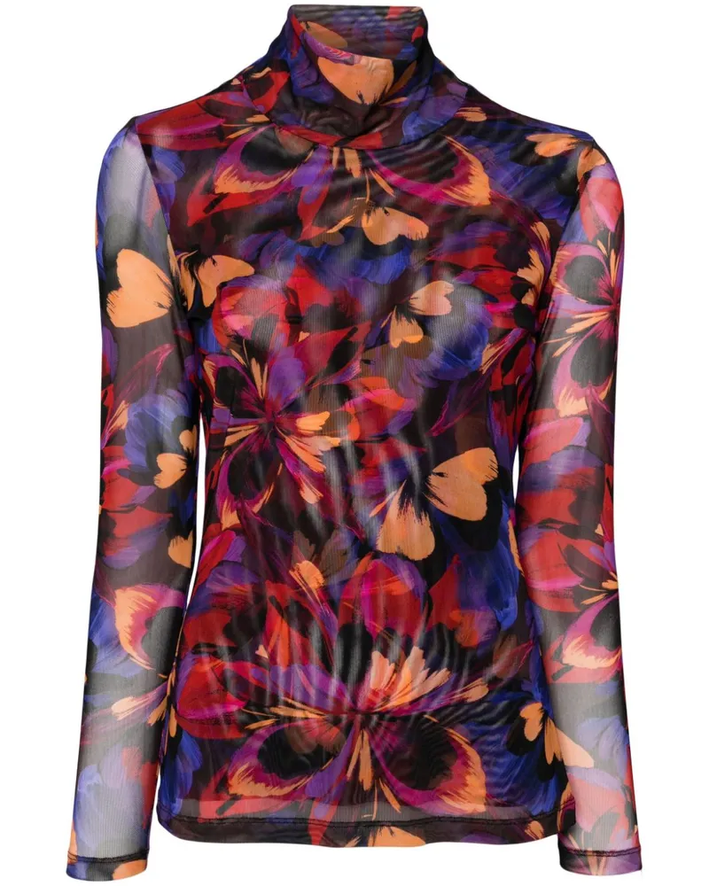 Johnny Was Eclipse Blooms Oberteil - Violett Violett
