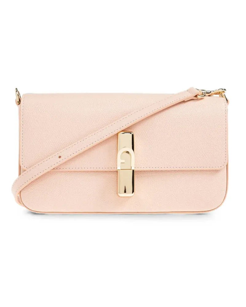 Furla small Iride leather shoulder bag - Rosa Rosa