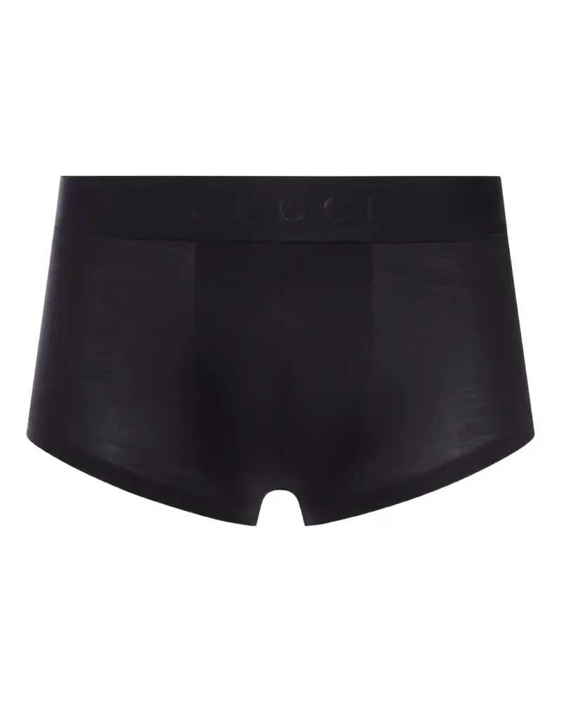 Gucci light silk-jersey printed trunks - Schwarz Schwarz
