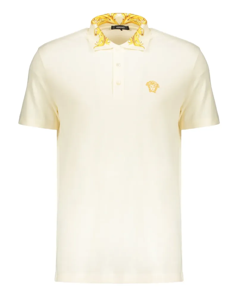 Versace Medusa-detail polo shirt - Nude Nude
