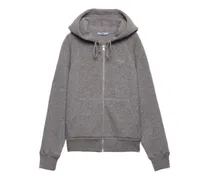 Cardigan mit Kapuze - Grau