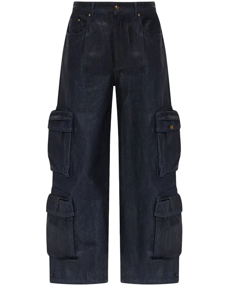 Amiri Weite Jeans mit Cargo-Taschen - Blau Blau