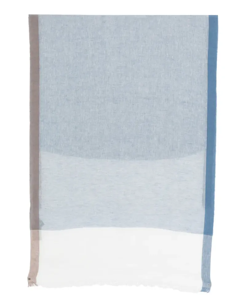 Dell'oglio Rodi fringed scarf - Blau Blau