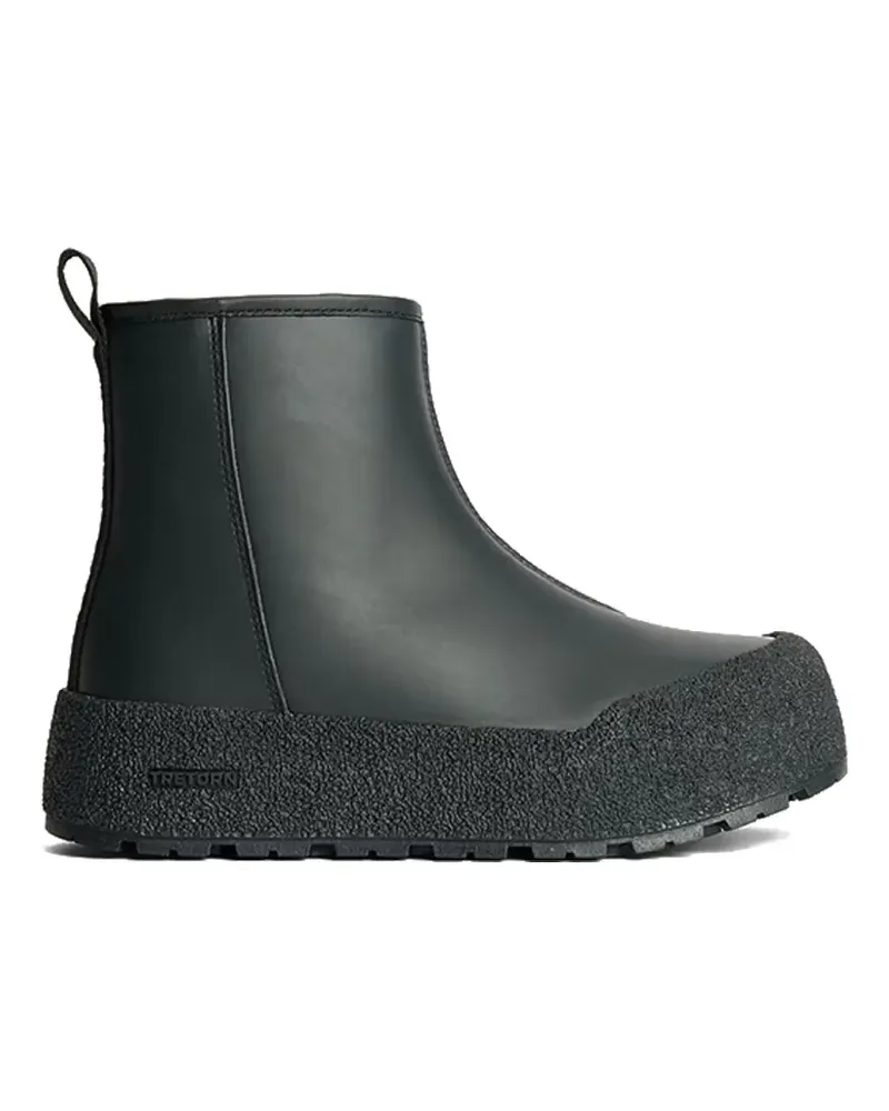 Tretorn Stiefel mit Plateausohle - Schwarz Schwarz