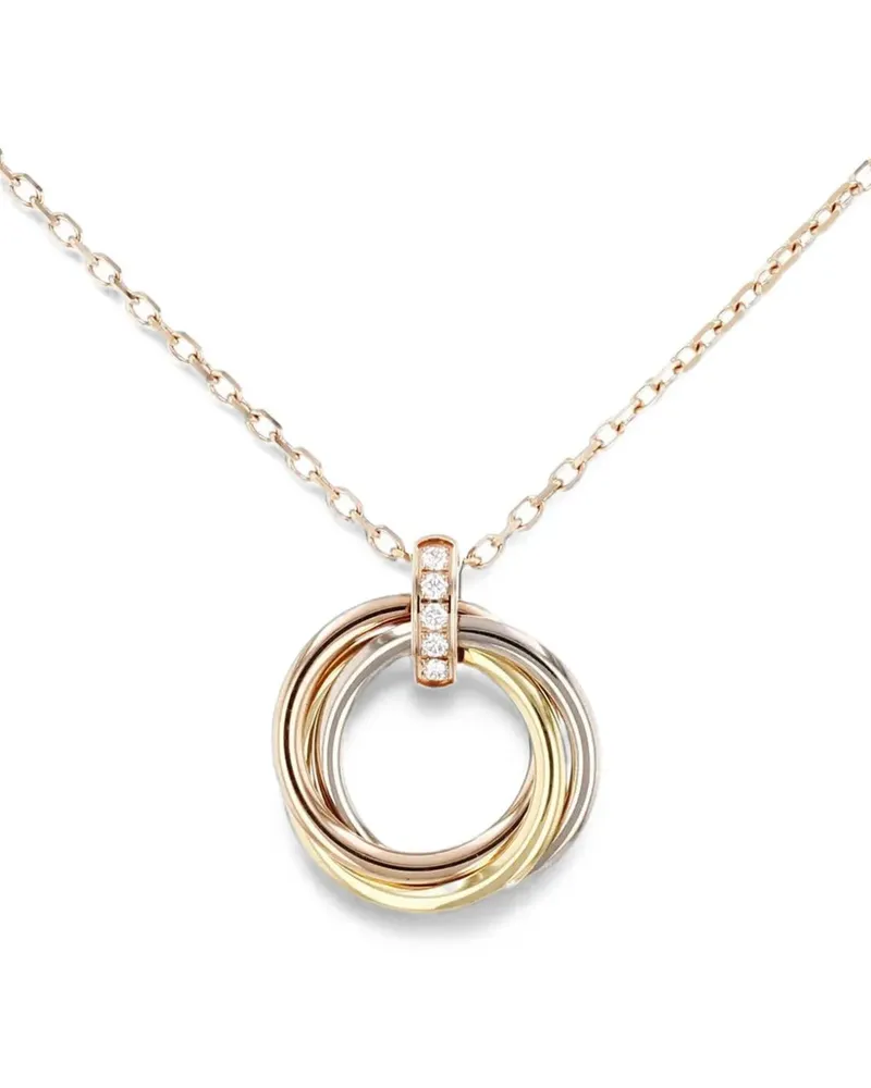 Cartier 2020s Trinity diamond necklace - Gold Gold