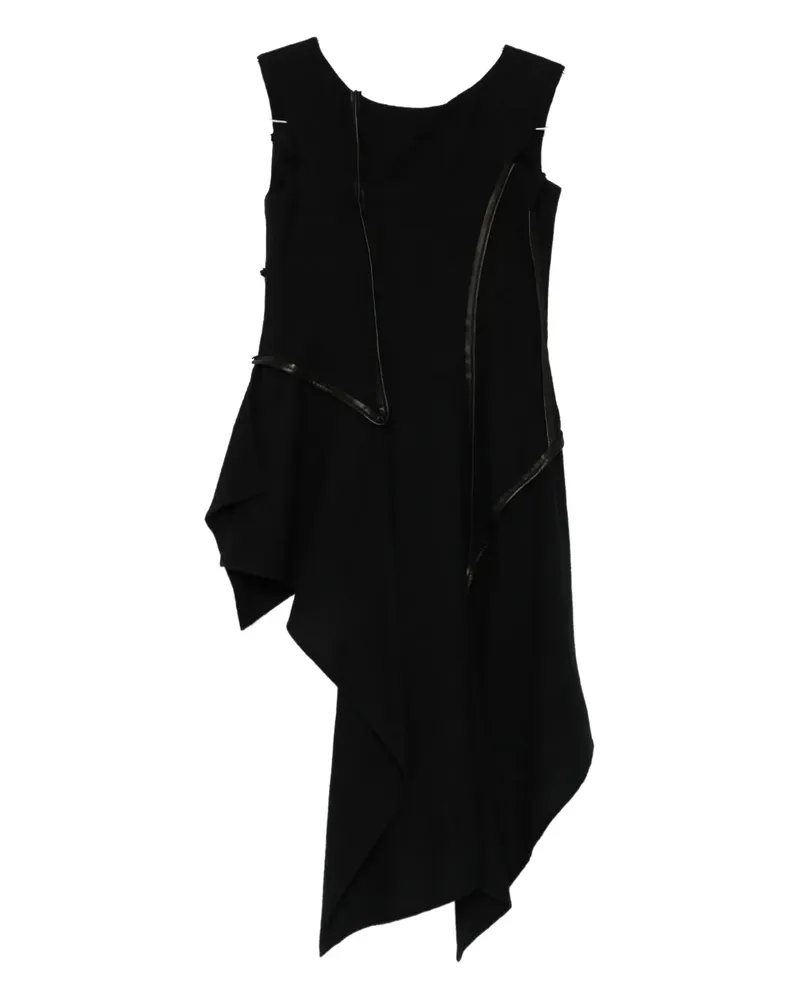 Yohji Yamamoto wool dress - Schwarz Schwarz