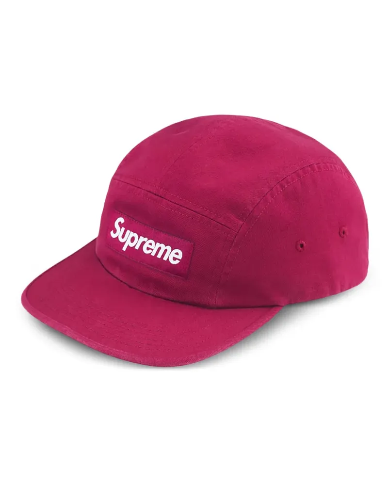 Supreme Being washed chino twill camp cap - Rosa Rosa