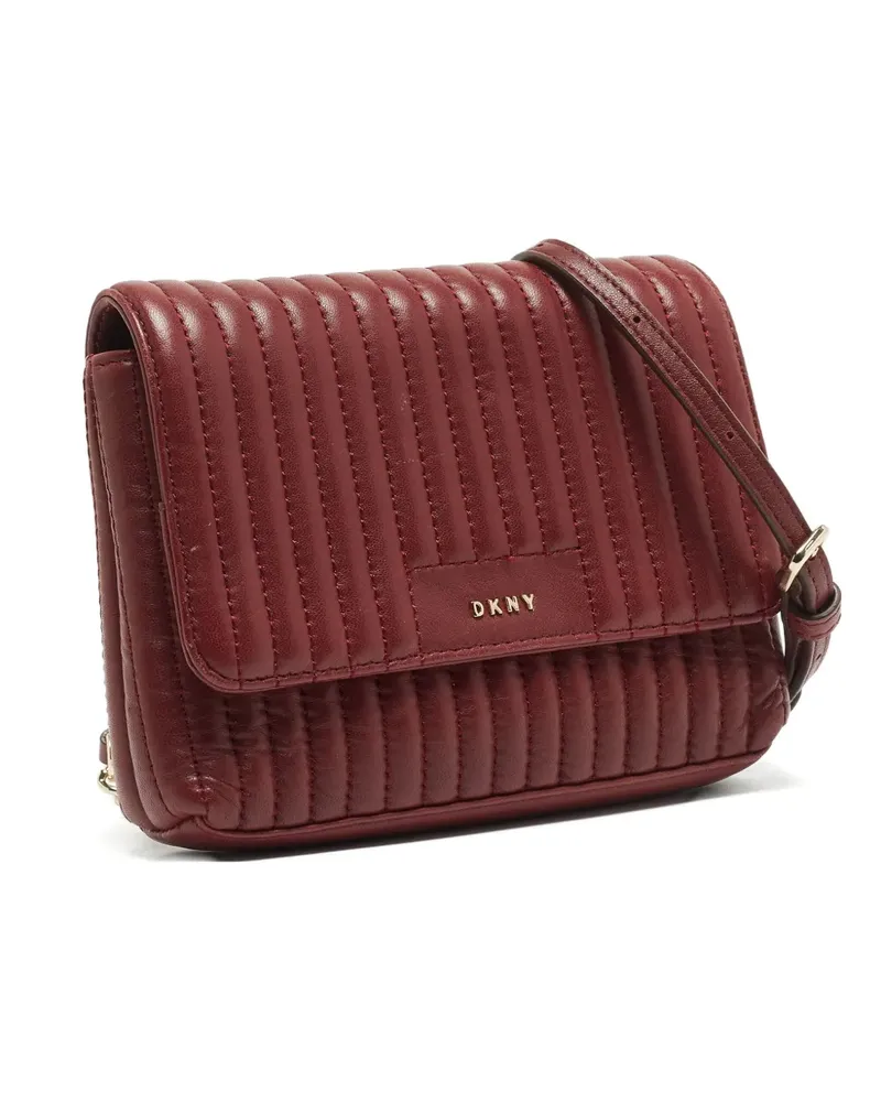 DKNY Gesteppte Schultertasche - Rot Rot