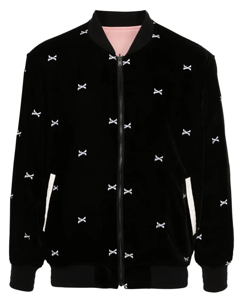 WTAPS Wendbare Gutter Bomberjacke - Schwarz Schwarz