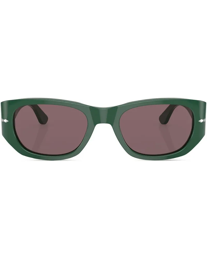Persol Sonnenbrille mit eckigem Gestell - Grün Grün