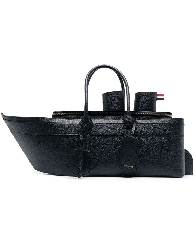 Thom Browne Cruise Liner Reisetasche - Blau Blau