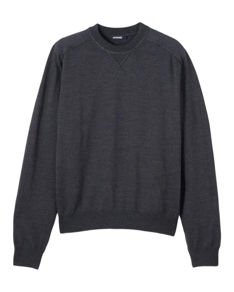 Jacquemus The J Pullover Monogramm - Grau Grau