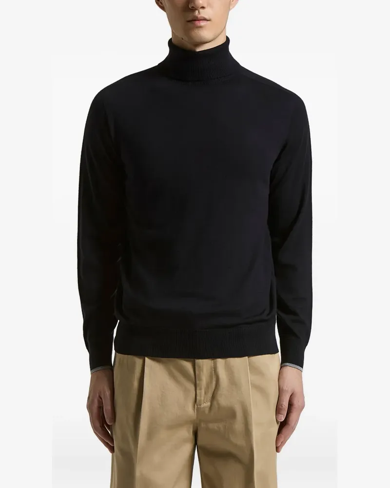 Peserico roll-neck sweater - Blau Blau
