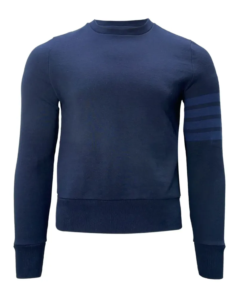 Thom Browne 4-bar cotton sweater - Blau Blau