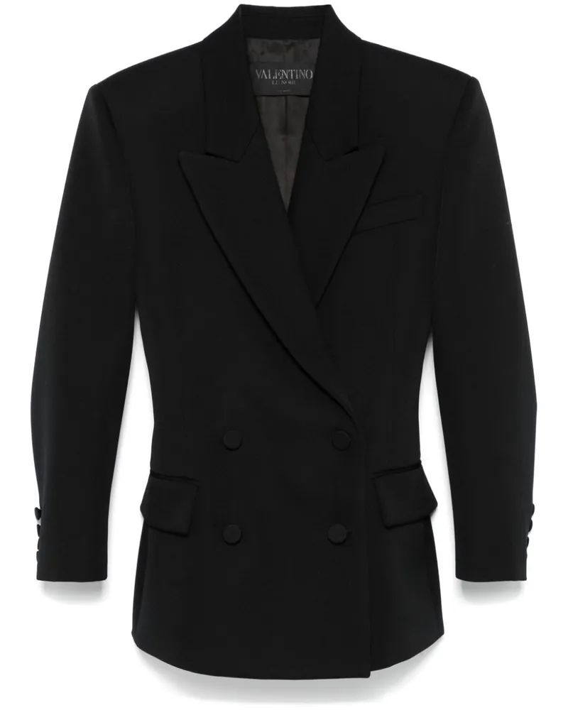 Valentino Garavani Klassischer Blazer - Schwarz Schwarz
