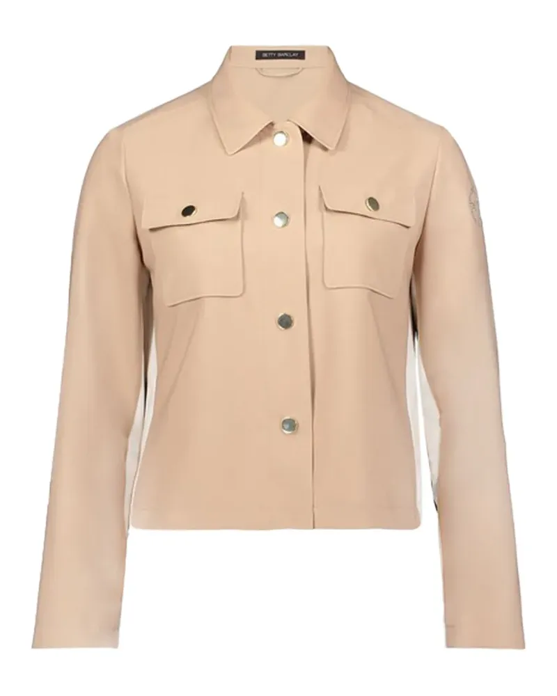 Betty Barclay button-up chest-pocket shirt - Nude Nude
