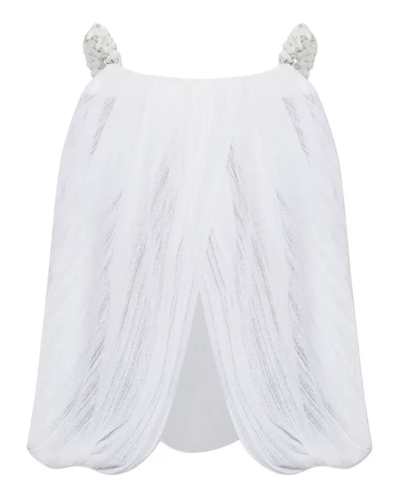 Balmain bead-embellished blouse - Weiß Weiß