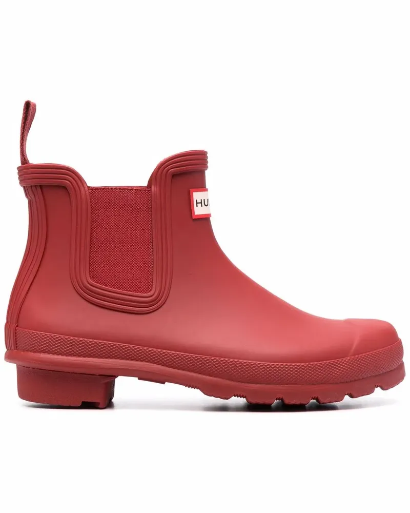 Hunter Stiefel mit Einsatz - Rot Rot