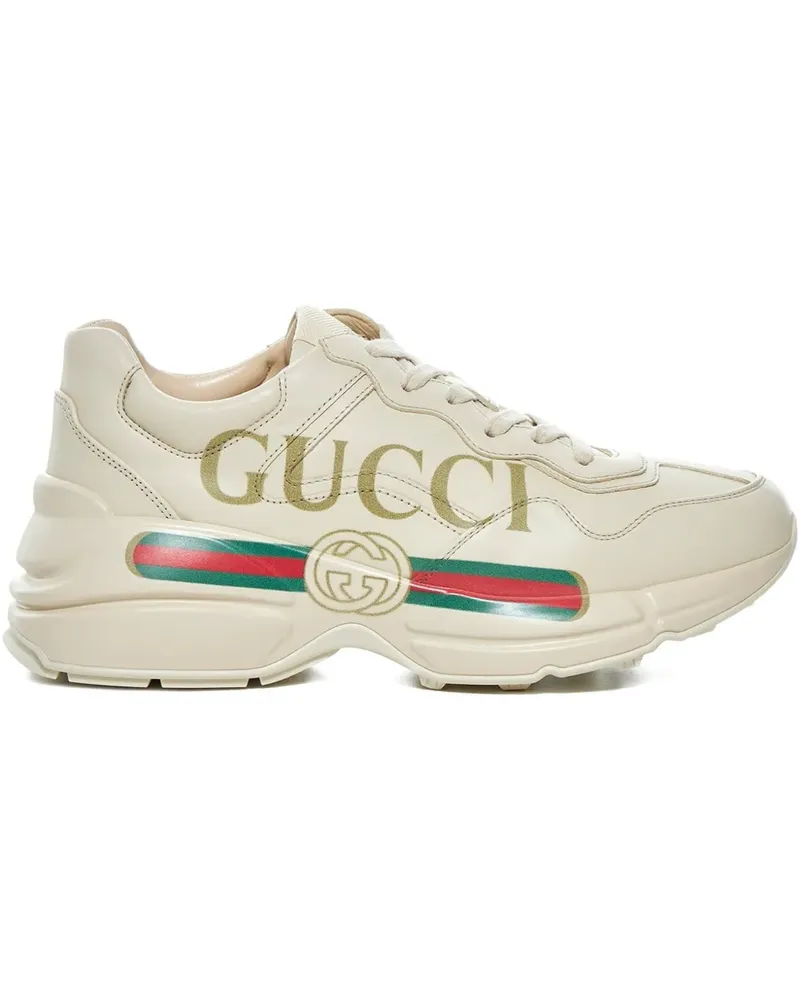 Gucci Rhyton Sneakers - Nude Nude