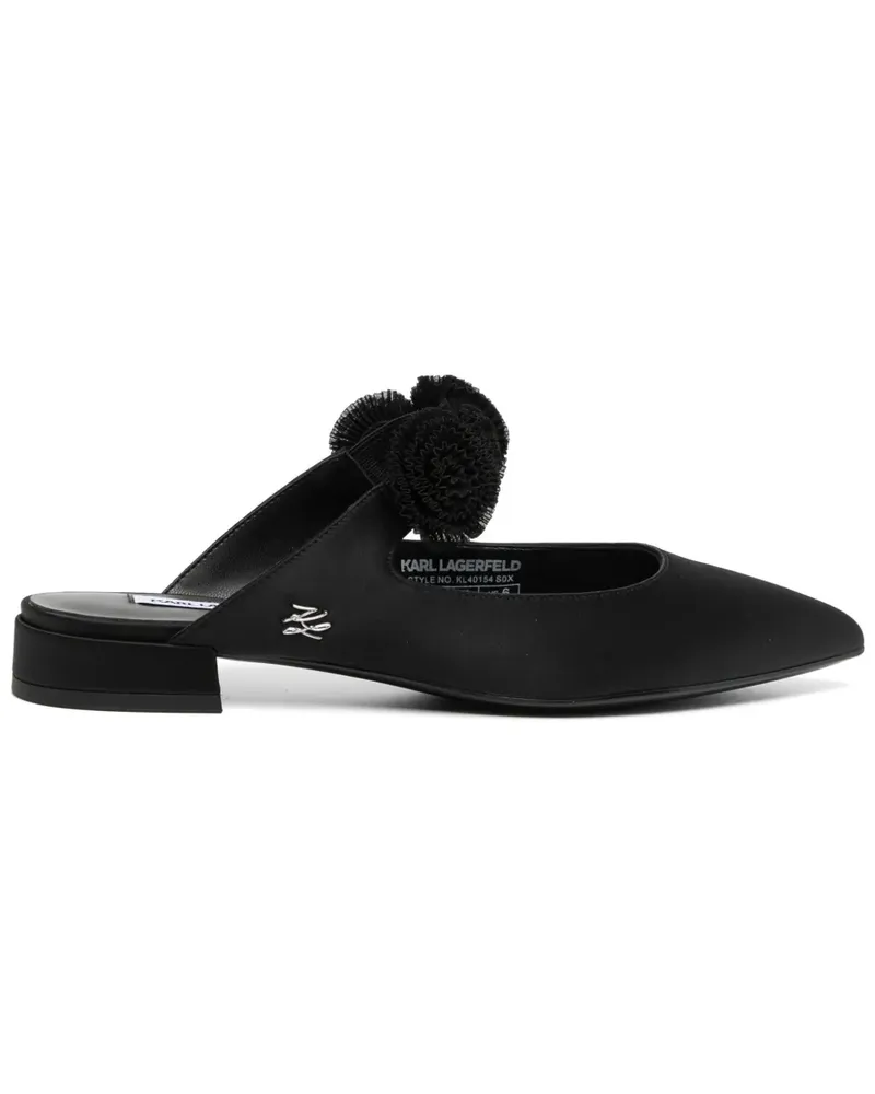 Karl Lagerfeld Kerrie Mules - Schwarz Schwarz