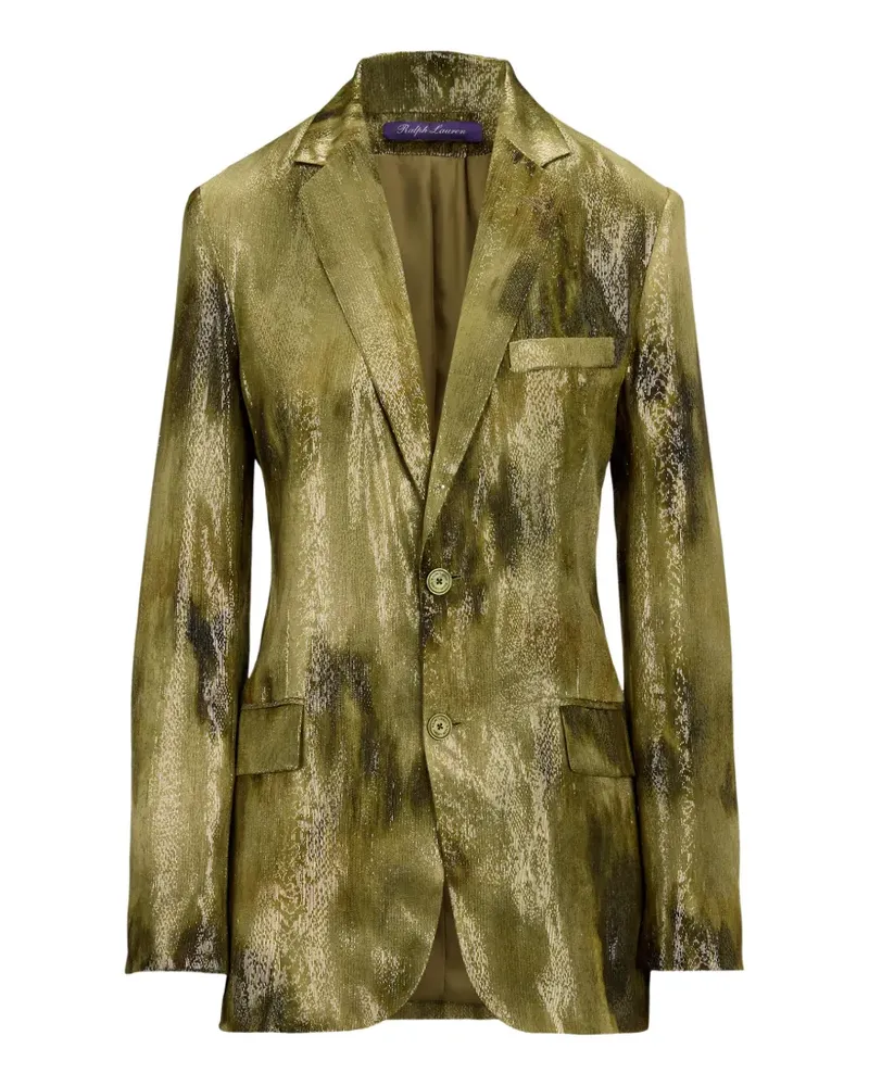 Ralph Lauren Marcy Blazer aus Jacquard mit abstraktem Print - Grün Grün
