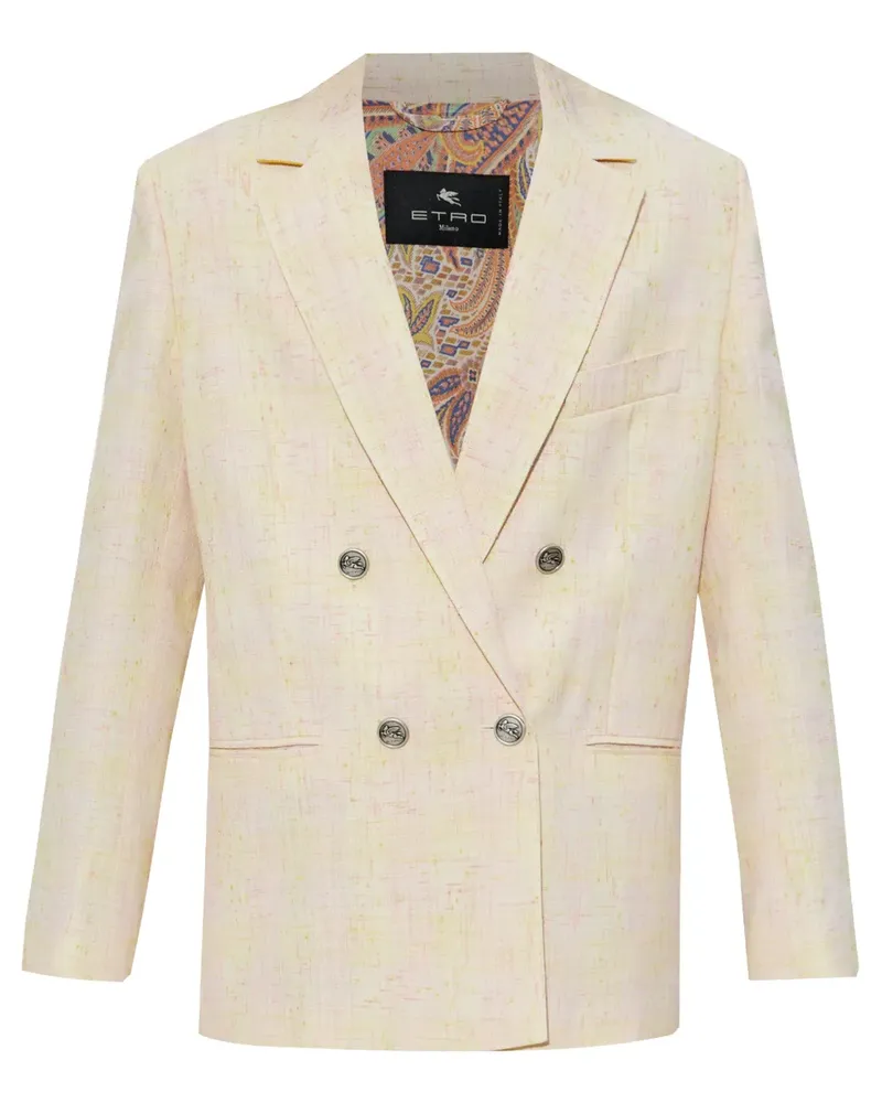Etro Doppelreihiger Blazer - Nude Nude