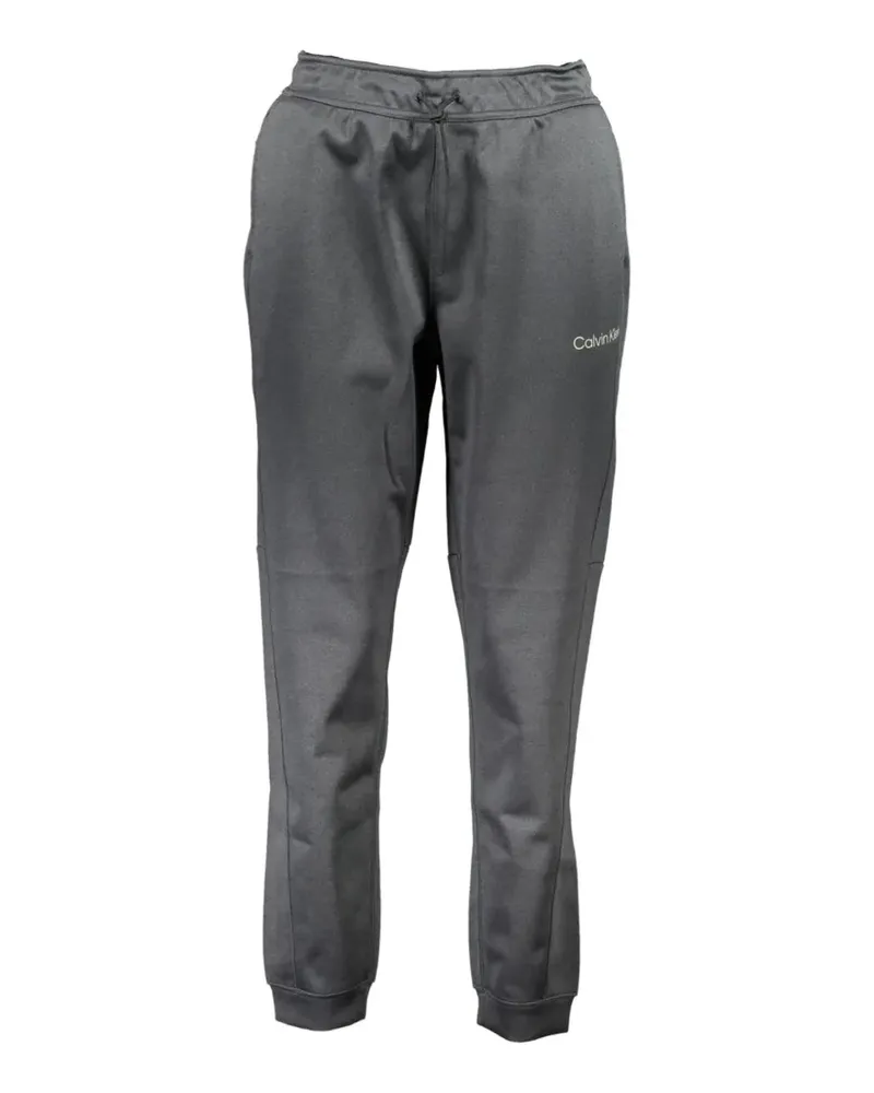 Calvin Klein logo-print drawstring track pants - Grau Grau