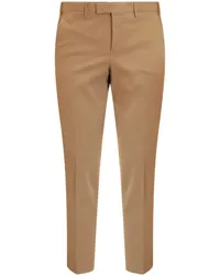 PT TORINO pressed-crease tapered trousers Nude