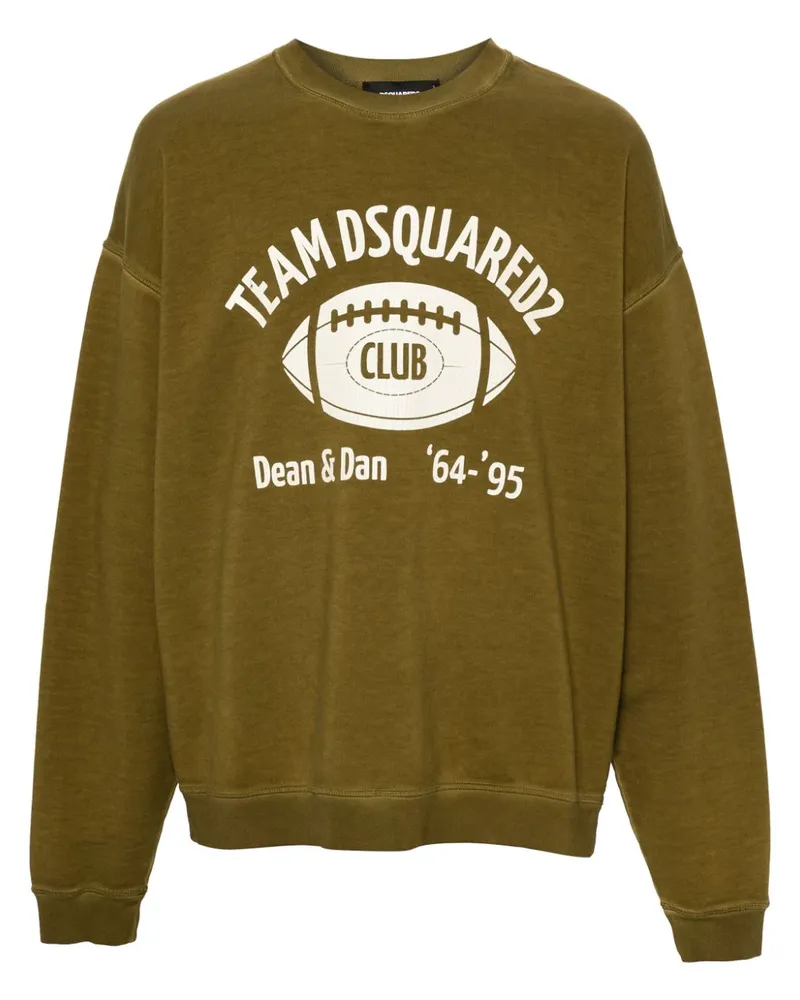 Dsquared2 Sweatshirt mit Rundhalsausschnitt - Grün Grün