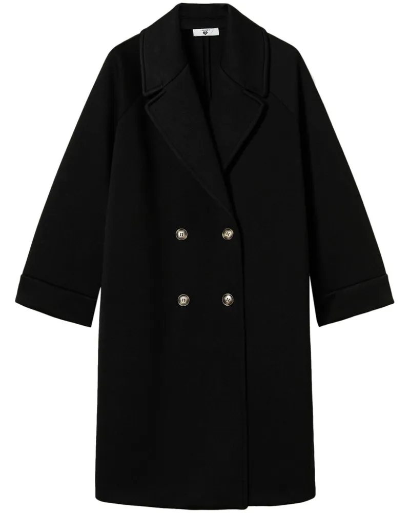 Twin-Set Klassische Cabanjacke - Schwarz Schwarz