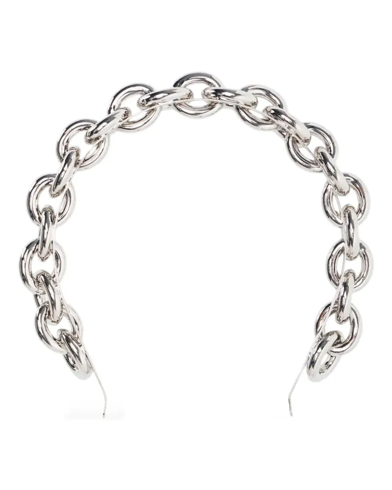 Simone Rocha Haarreif mit Kette - Silber Silber