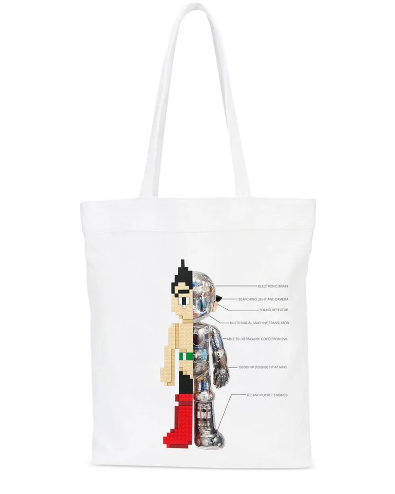 Mostly Heard Rarely Seen Astro Interior Tote Bag Weiß