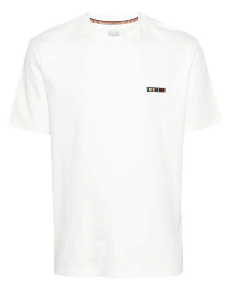Paul Smith T-Shirt mit Logo-Stickerei Weiß