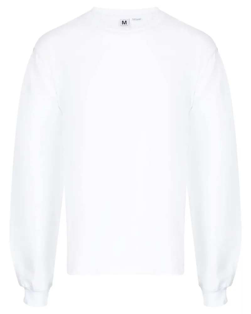 Random Identities Langarmshirt mit grafischem Print - Weiß Weiß