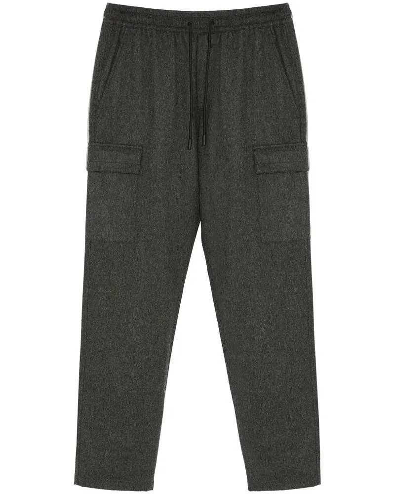 Yves Salomon Gestrickte Tapered-Hose - Grau Grau