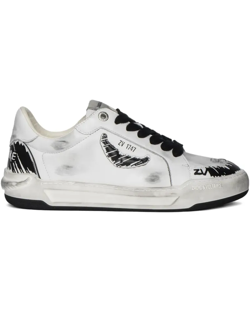Zadig & Voltaire Fly Wings Sneakers - Weiß Weiß