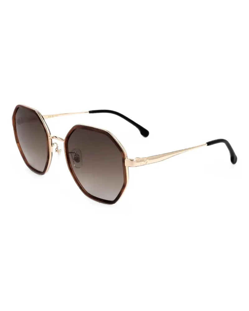 Carrera Sonnenbrille mit geometrischem Gestell - Braun Braun