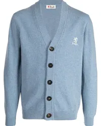 Pringle of Scotland Cardigan mit V-Ausschnitt Blau