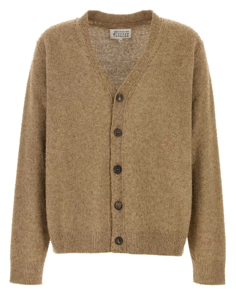 Maison Margiela Melierter Cardigan - Braun Braun