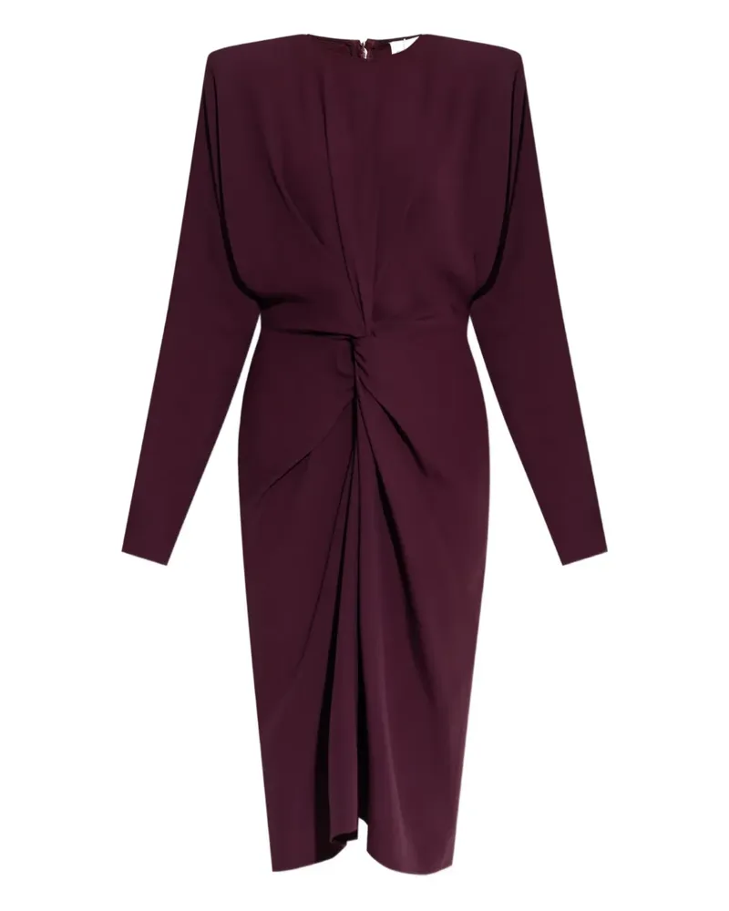 Stella McCartney Drapiertes Midikleid - Rot Rot