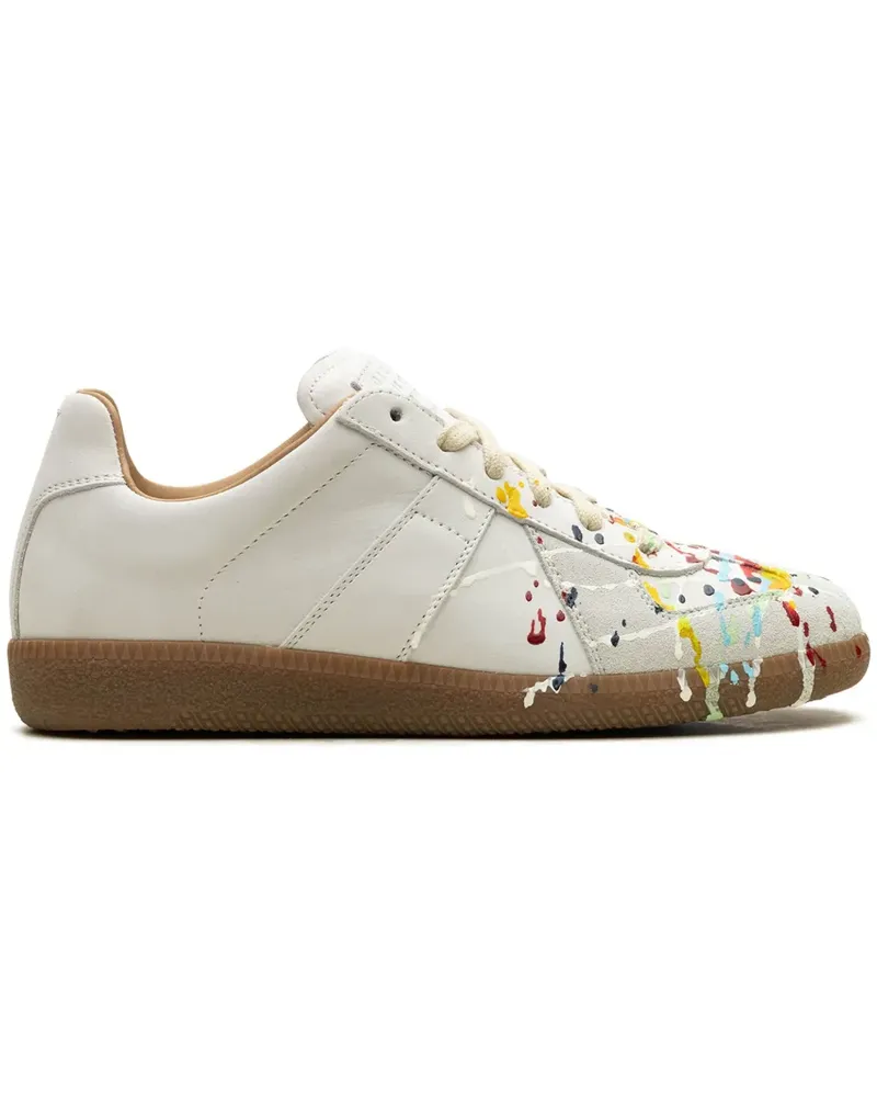 Maison Margiela Replica Paint Splatter-Grey Sneakers - Nude Nude