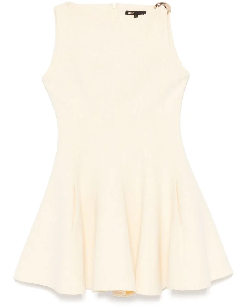 Maje Texturiertes Minikleid - Gelb Gelb