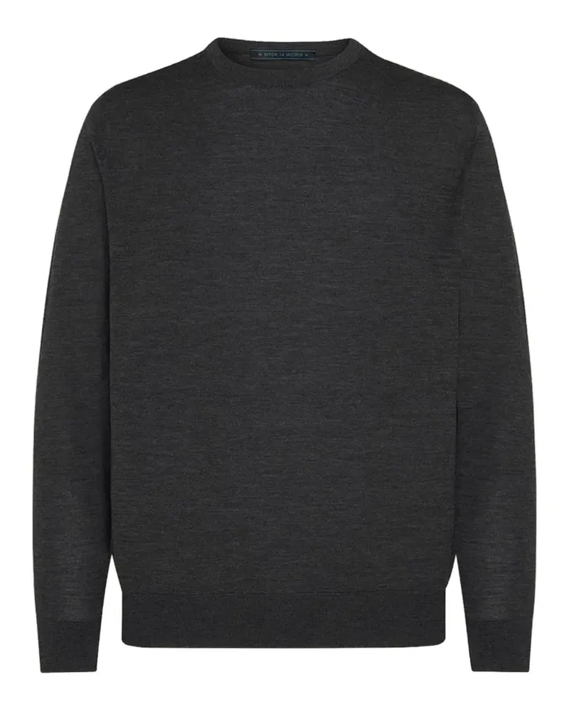 Kiton Pullover mit Rundhalsausschnitt - Grau Grau