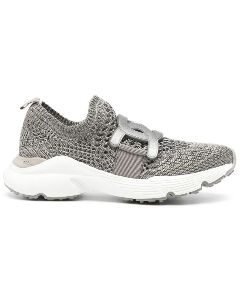 TOD'S Kate Sneakers aus Häkelstrick - Grau Grau