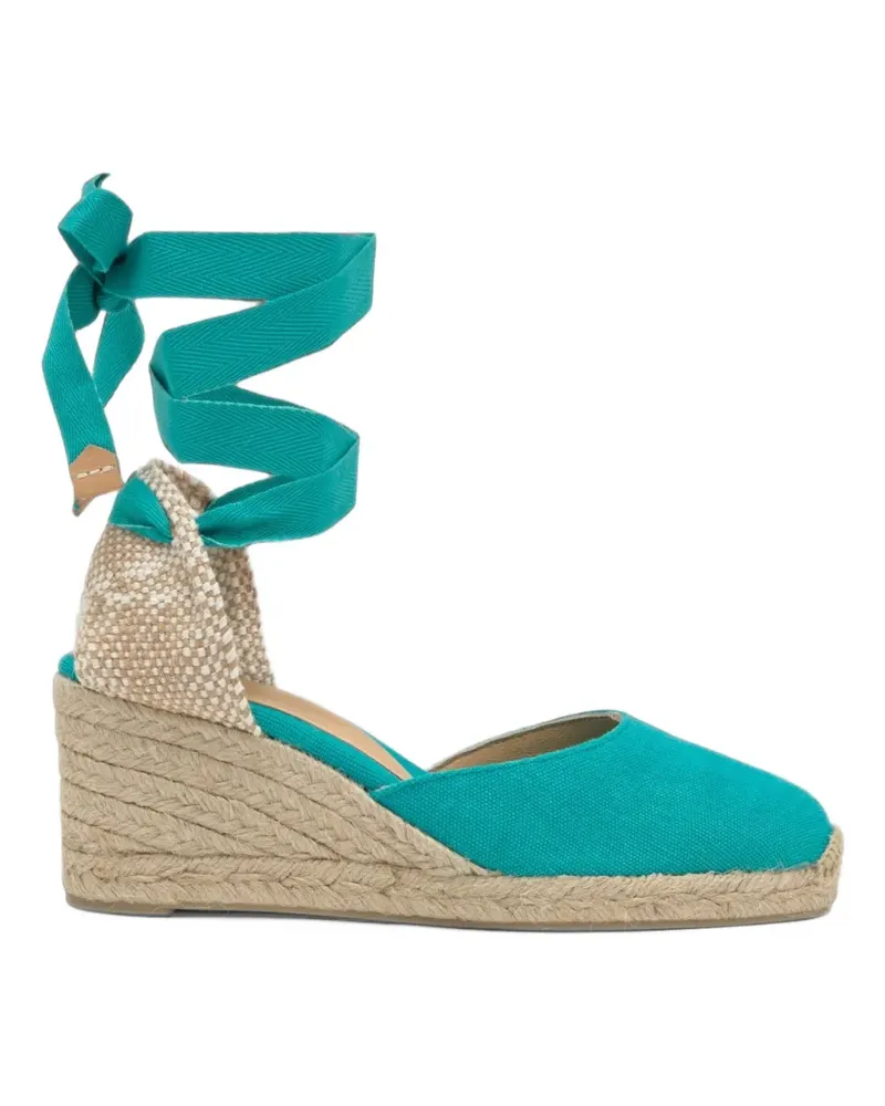 Castañer Carina Espadrilles mit Wedge - Blau Blau