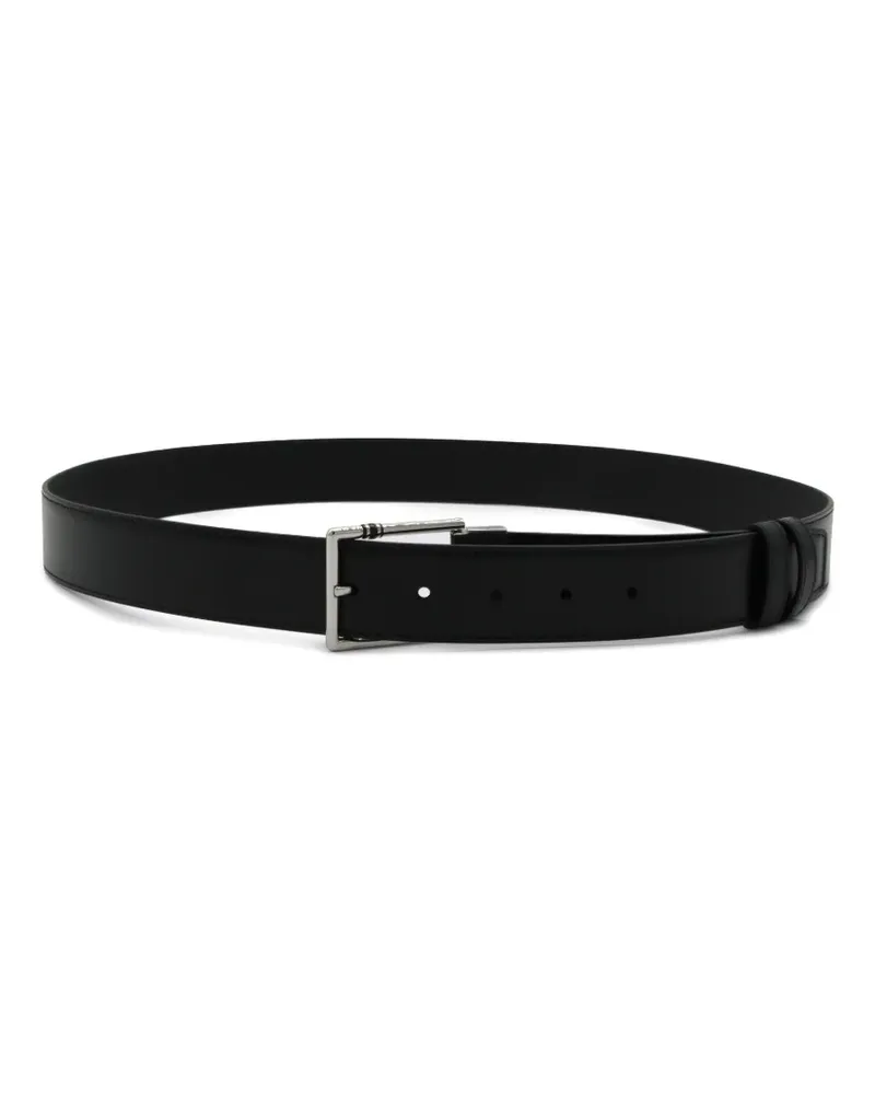 Montblanc leather buckle-fastening belt - Schwarz Schwarz