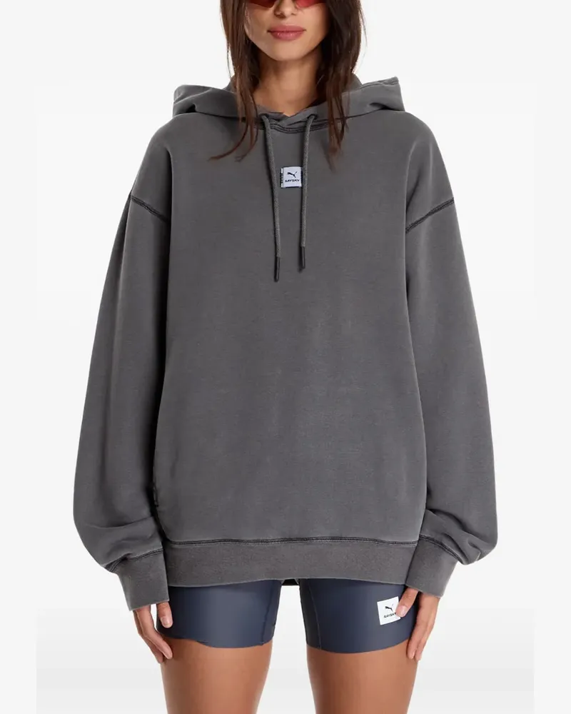 Puma x Saysky graphic-print hoodie - Grau Grau